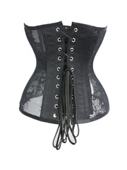 Underbust Waist Trainer Corset Boned Lace Underwear Sexy Outfit Corsets