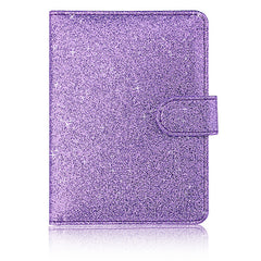 RFID Blocking Pink Bling Passport Holder Card Organizer Wallet