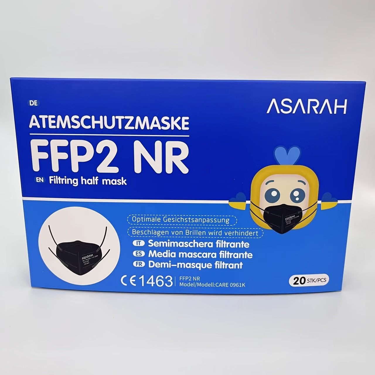 Sino Kid's Face Masks 20 Pack Breathable Child Mask