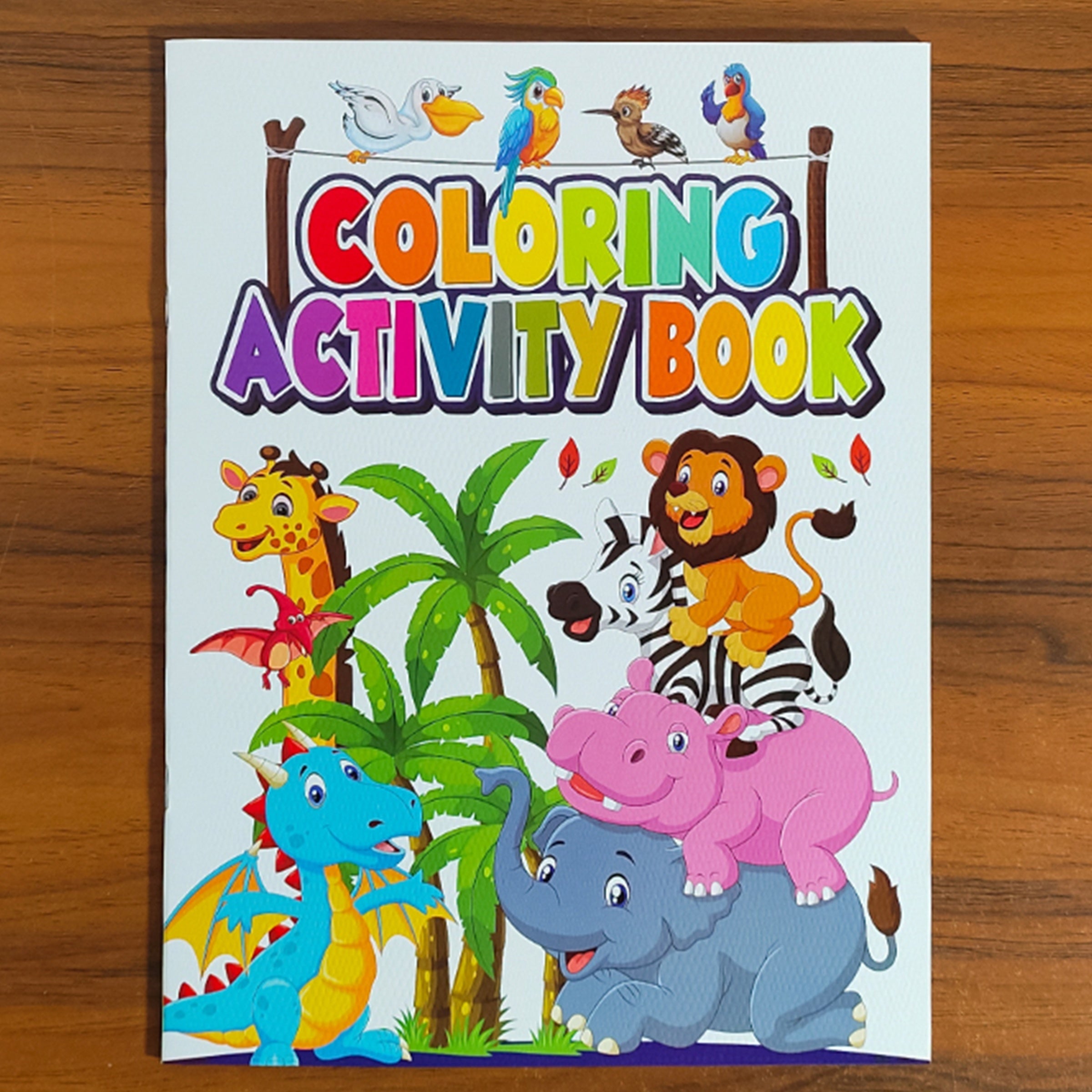 1pc Animal Cartoon Coloring Book - Fun & Creative Activity Book