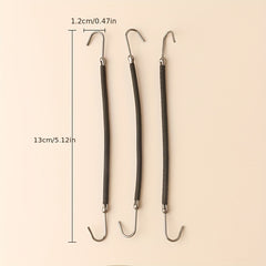 10pcs Hair Hook Tie Invisible Hair Rope Styling Tool Ponytail Holder Accessories