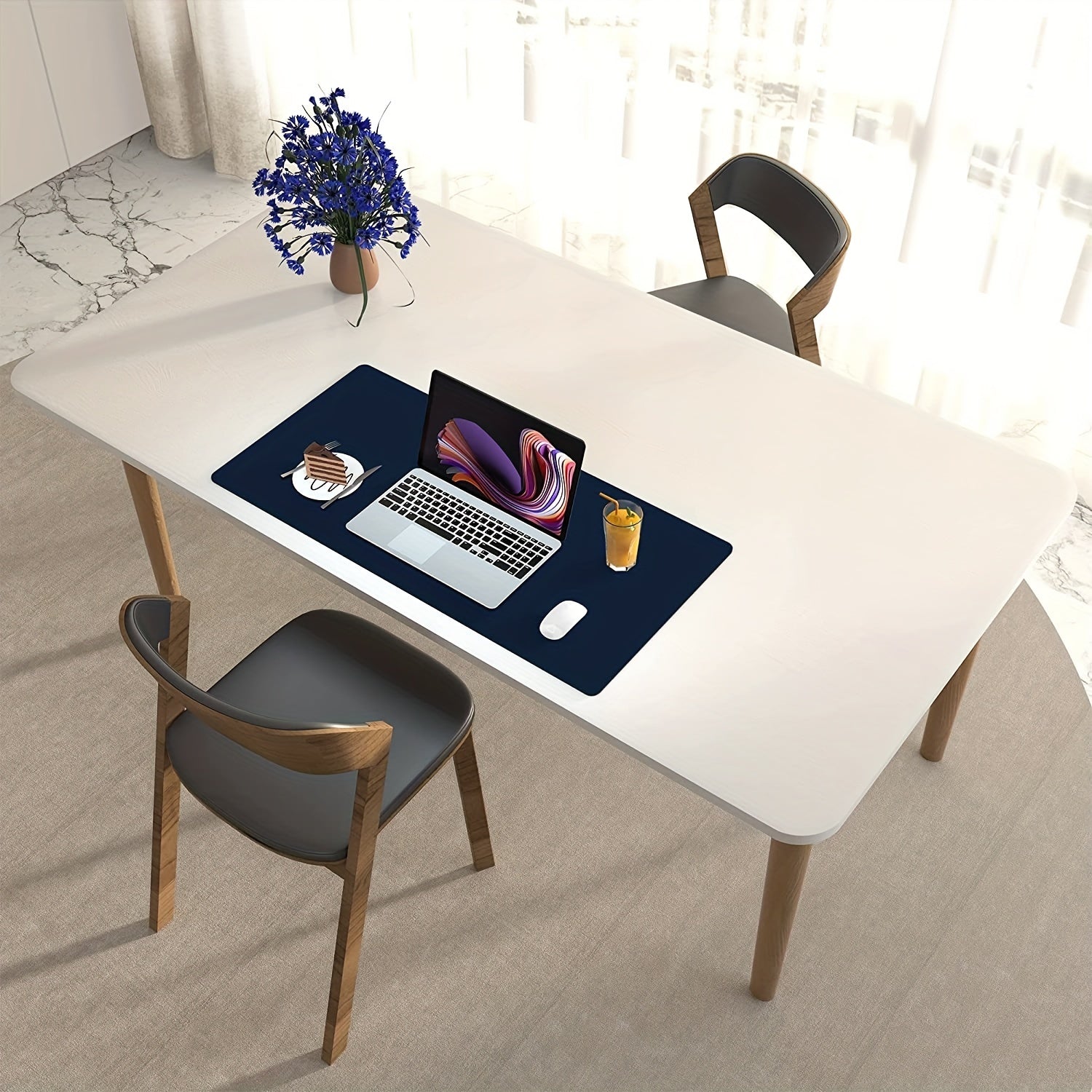 PU Leather Office Pad Protector Mousepad Waterproof Desk Writing Board