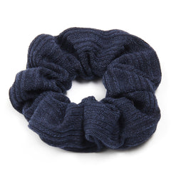 Knit Solid Elastic Scrunchie For Women Girls Sleep Soft Sc...