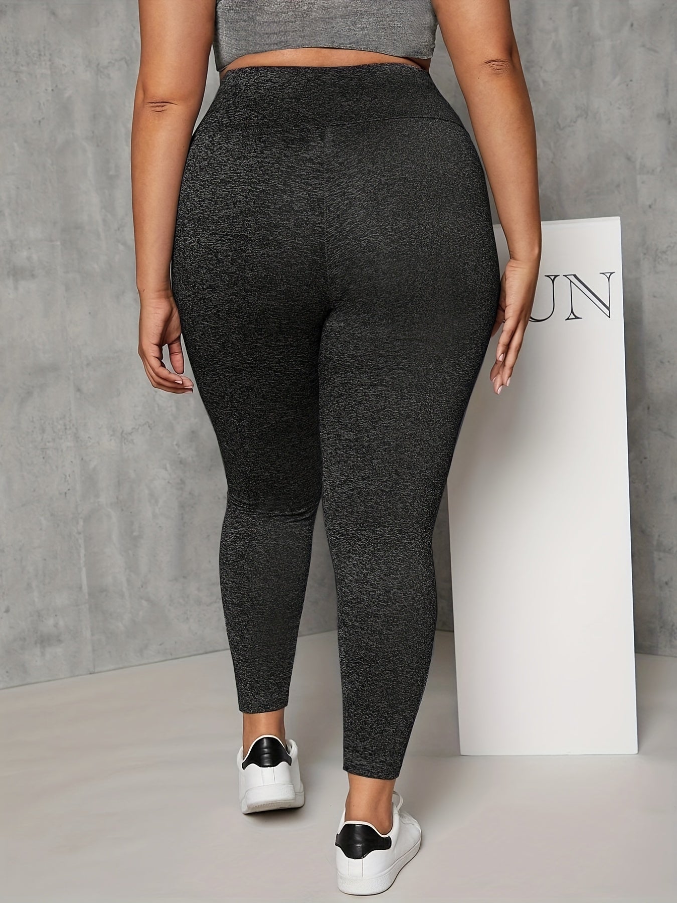  Solid High Waist Yoga Leggings