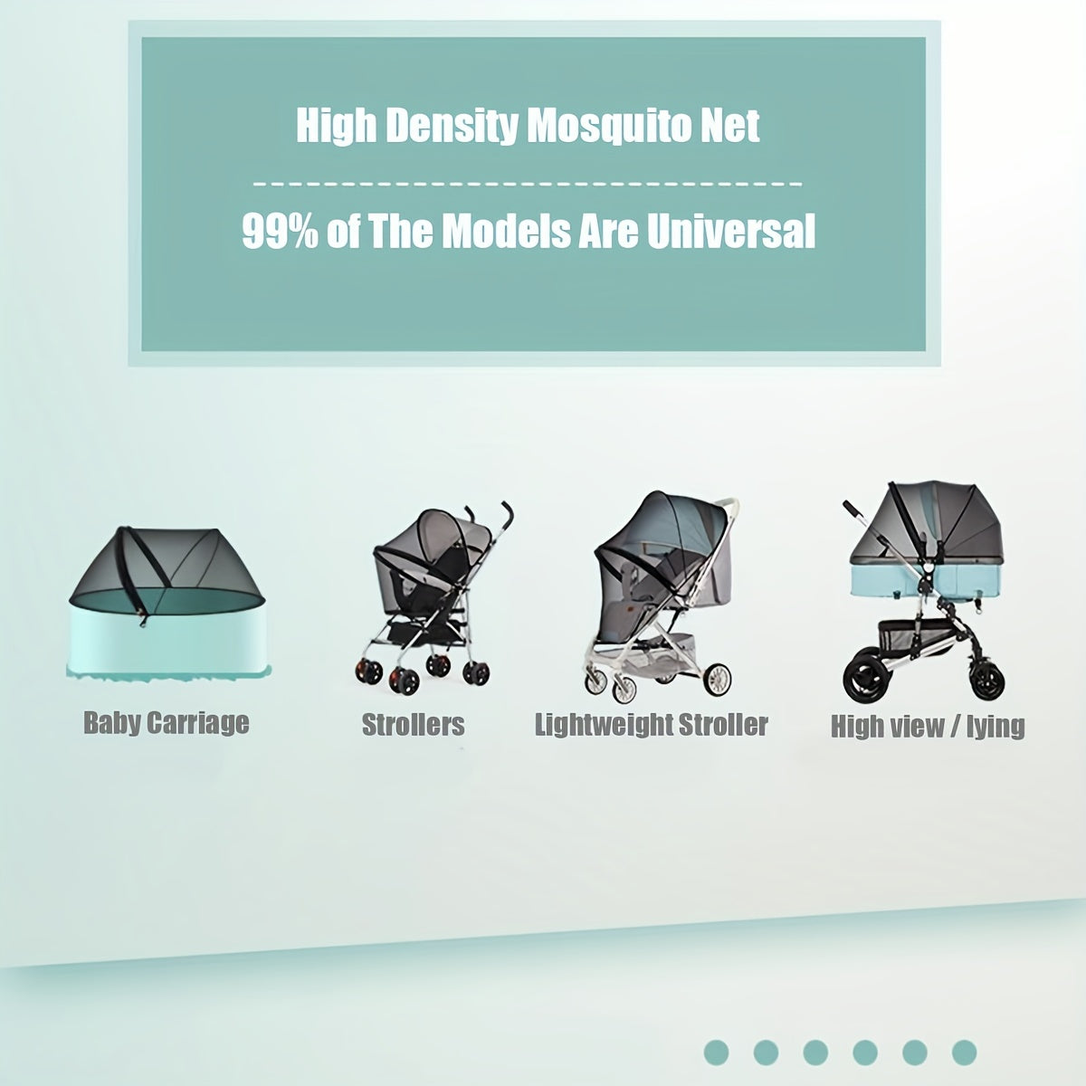Universal Stroller Mosquito Net - Baby Comfort & Safety