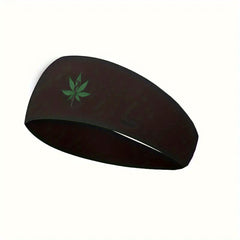 Medical Cannabis Sports Headband Mesh Breathable Washable Sweatband for Men