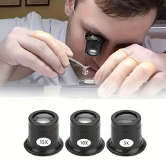 94PD Jewelers Eye Loupe Loop Magnifier Monocular Magnifying Glass