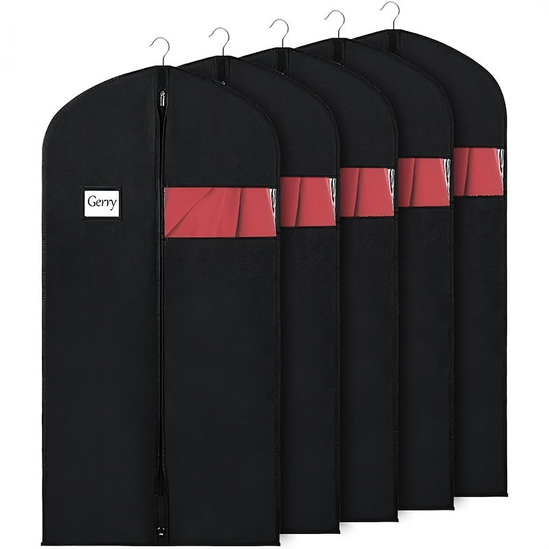 1 Pc Suit Dustproof Cover Dress Coat Storage Bag Household Zipper Hanging Bag