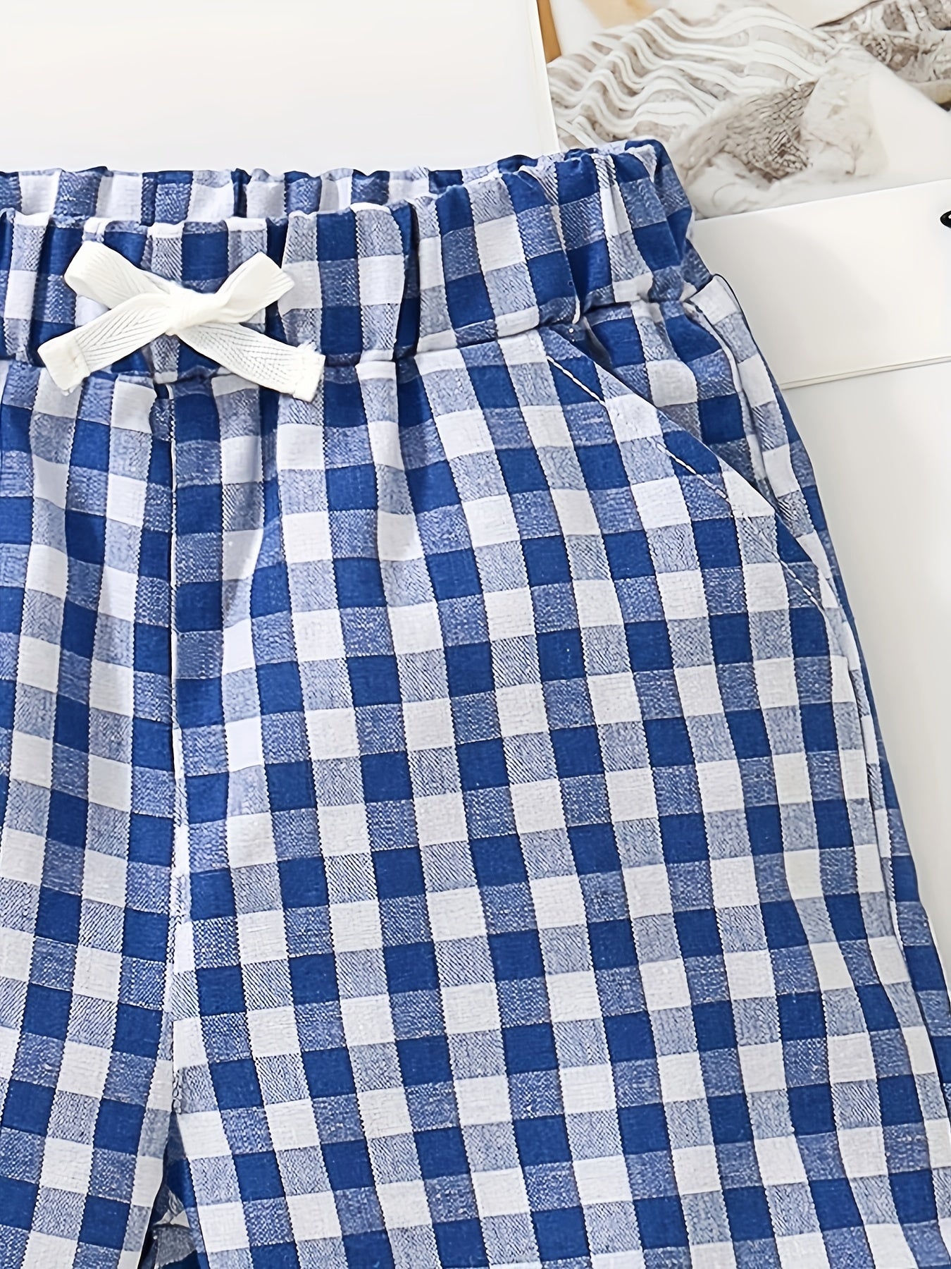Boys Plaid Casual Shorts Comfortable Breathable For Summer Kids Clothes