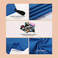 Quick Drying Microfiber Beach Towel Sandproof Soft Lightweight