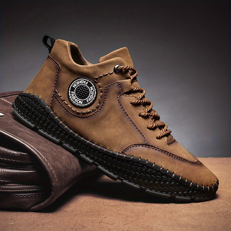 Men's Vintage Casual Lace-Up Sneakers