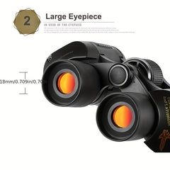 HD Portable Binoculars For Bird Watching Travel Sightseeing