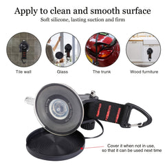 Heavy Duty Suction Cup with Securing Hook - Mount Awning Boat Truck Can