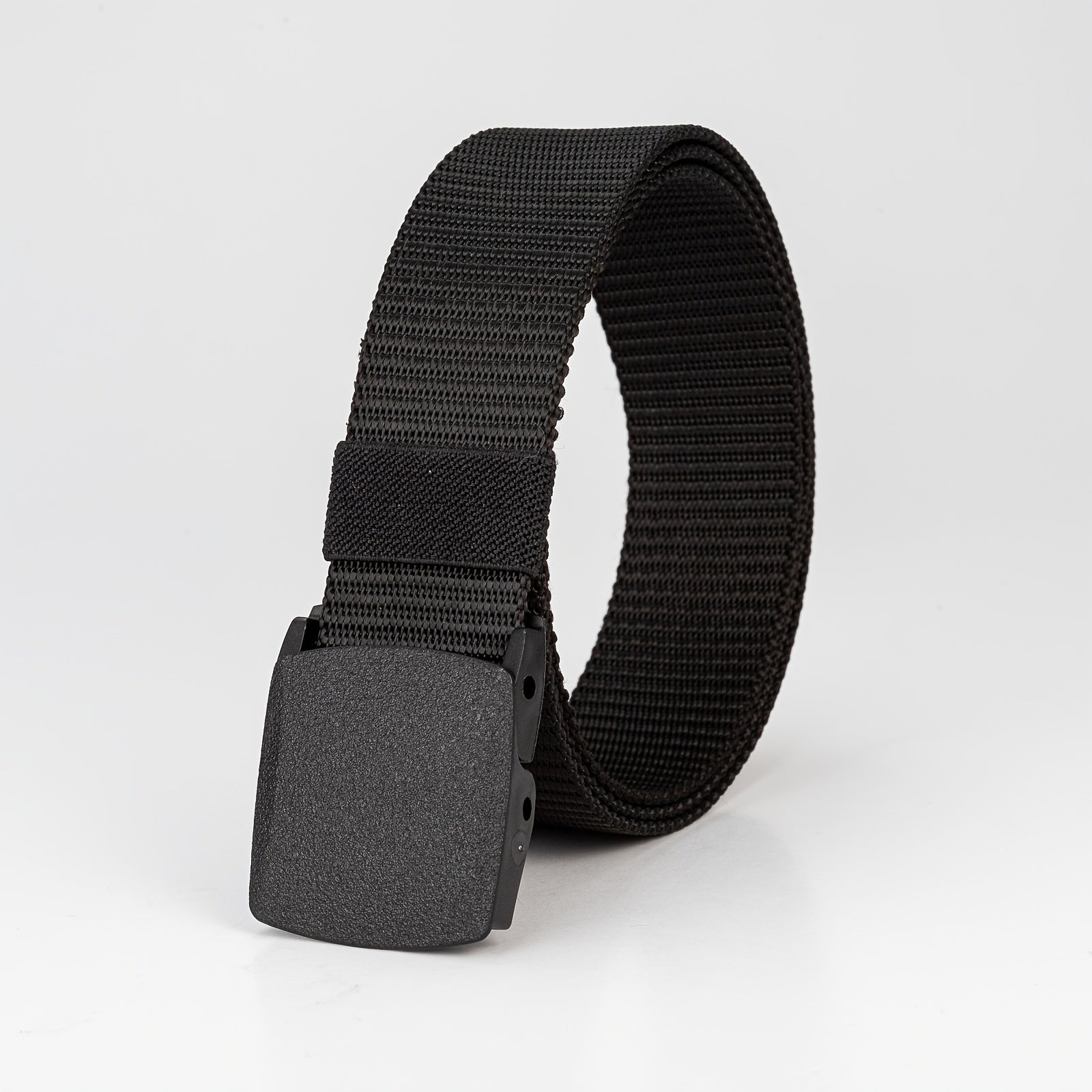Nylon Belted Men's Pants With Braided Neon Canvas Belt