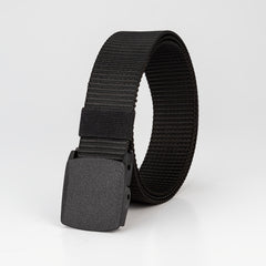 Nylon Belted Men's Pants With Braided Neon Canvas Belt