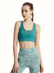Hollow Back Sports Bra Beauty Back Yoga Running Push Up Fitness Bra
