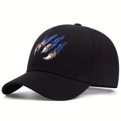 Anime Paw Embroidered Baseball Cap Hip Hop Unisex Sun Hat Adjustable