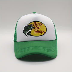Hip Hop Fish Baseball Cap Mesh Trucker Hat Unisex Dad Hat
