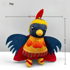 Anime Strawberry Knight Stuffed Doll Soft Fluffy & Red Outfit with Sword