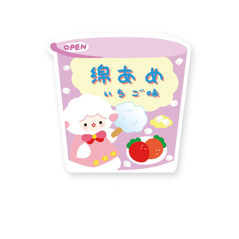 Cute Cartoon Snack Packaging with Note Paper