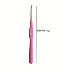 7pcs Candy Handle Crochet Hooks Set Ergonomic for Arthritic Hands