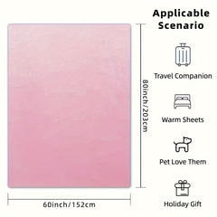 Soft Flannel Blanket for Office Home & Outdoor