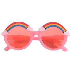 Girls Rainbow Frame Sunglasses for Party