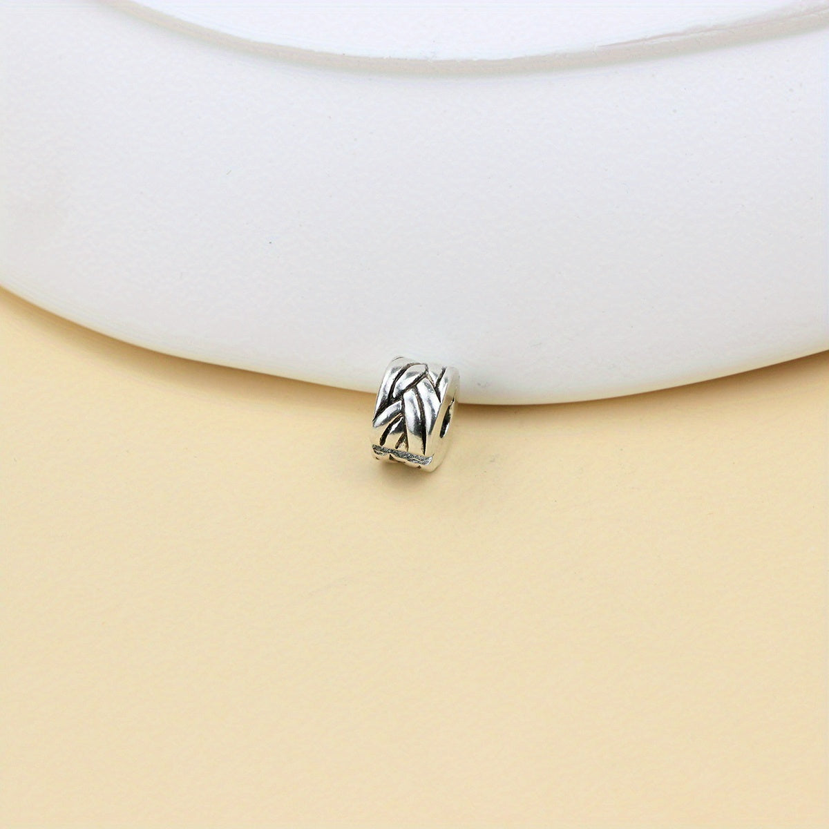 European Silver Plated Safety Bead Clip Stopper Charm Bracelet DIY Jewelry