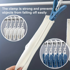 6pcs Windproof Clothes Pegs Drying Clip Travel Towels Hanger Laundry Clip