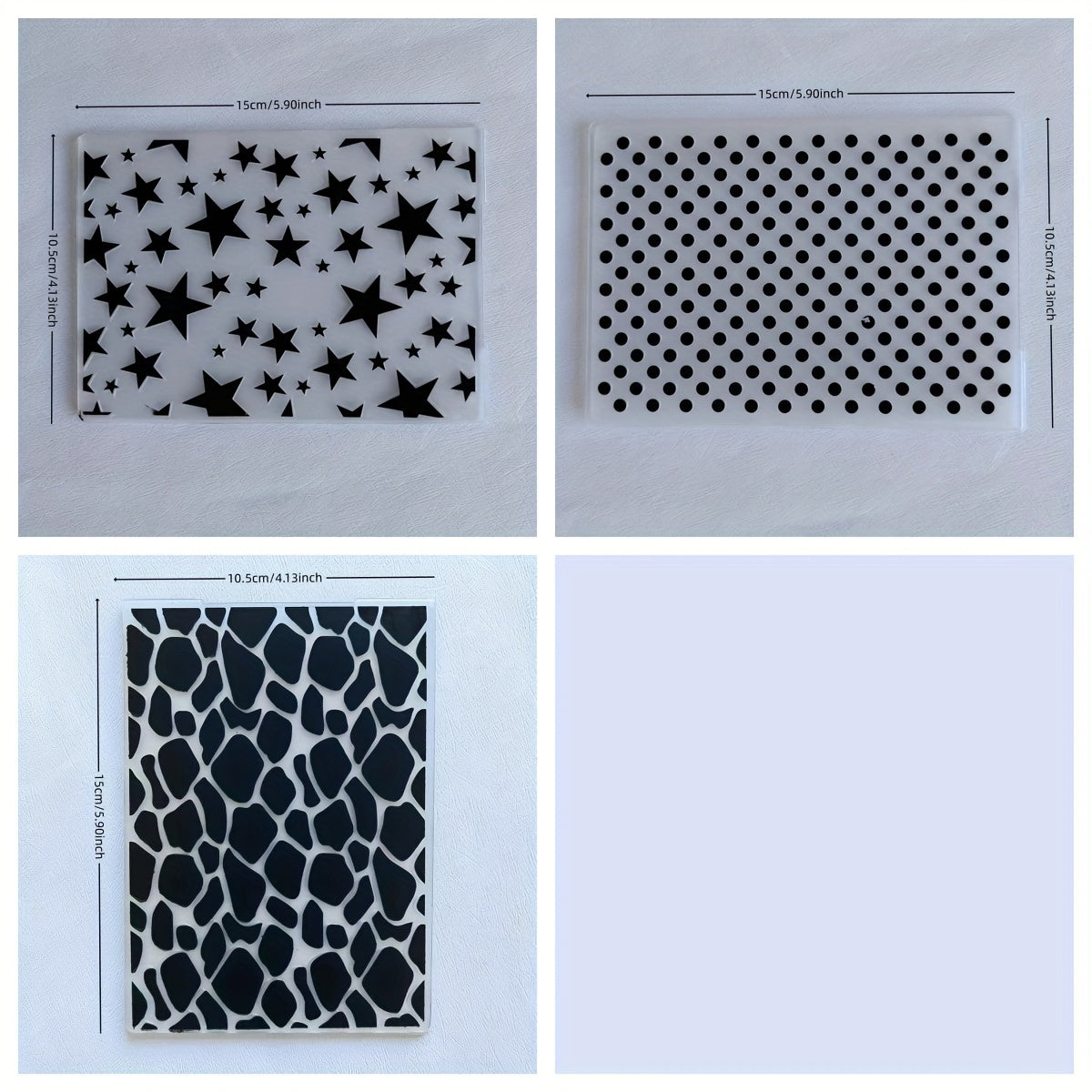 Star Dot Embossing Folder DIY Craft Scrapbook Album Paper Card