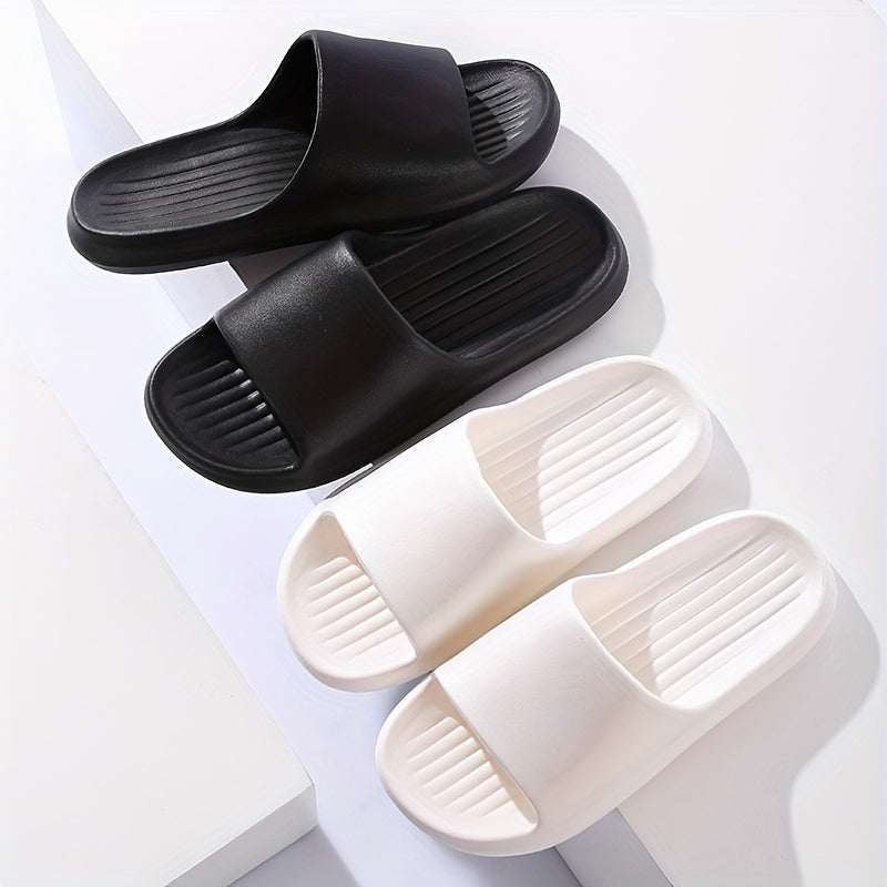 Men's Lightweight Non Slip Open Toe Quick Drying Slides
