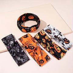 Pumpkin Ghost Pattern Headband Halloween Hairband