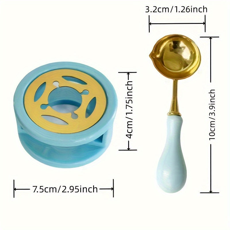 Wax Sealing Tool Set Fire Lacquer Seal Stamp Wax Heating Melting Tool