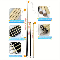 2pcs Wooden Pool Cue Stick 1 2 Billiard Cue Stick 12mm Cue Tip Pool Table Billia