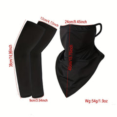 Summer Ice Silk Neck Gaiter Outdoor Sports Cycling Sleeve Cover