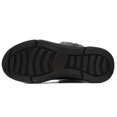 Women's Solid Snow Boots Warm Platform Comfortable Walking Shoes