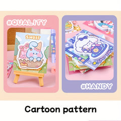4pcs 120sheets Cartoon Sticky Notes Office Decoration DIY Memo Paper