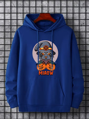 Men's Cartoon Halloween Graphic Hoodie