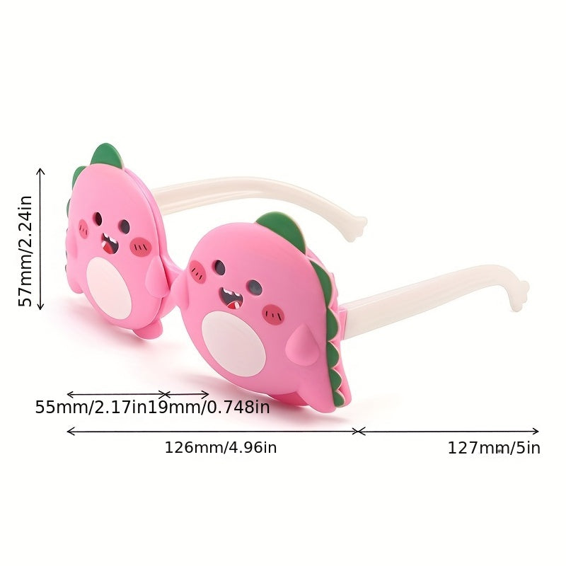 Girls Cartoon Dinosaur Sunglasses UV Protection Kids Accessories