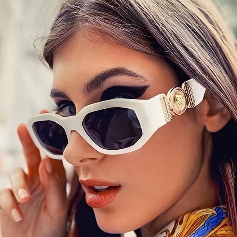Small Frame Vintage Sunglasses UV400 Protection
