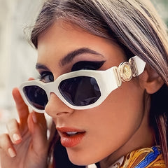 Small Frame Vintage Sunglasses UV400 Protection