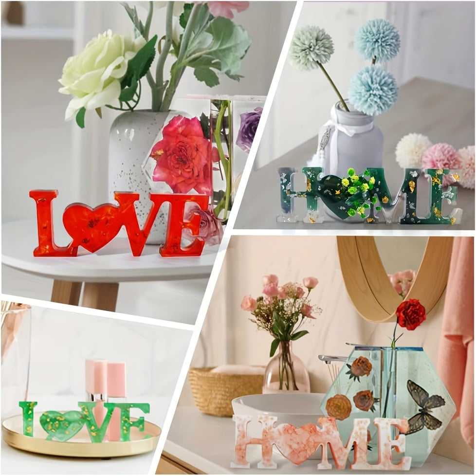 Resin LOVE & HOME Silicone Molds for Room Decoration