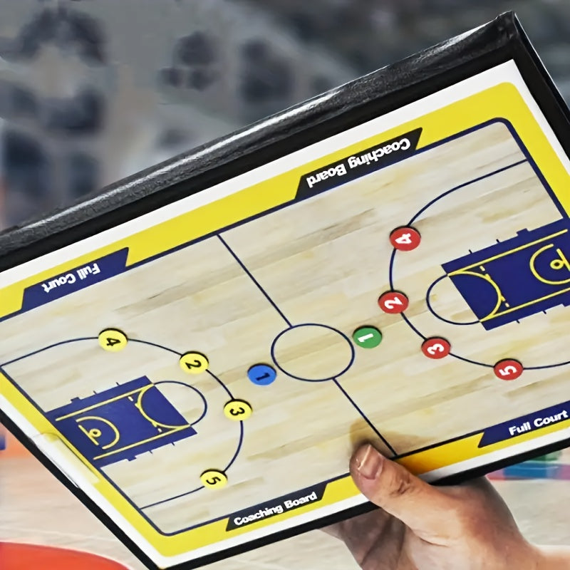 Basketball Coaching Board Double-sided Magnetic Clipboard Kit