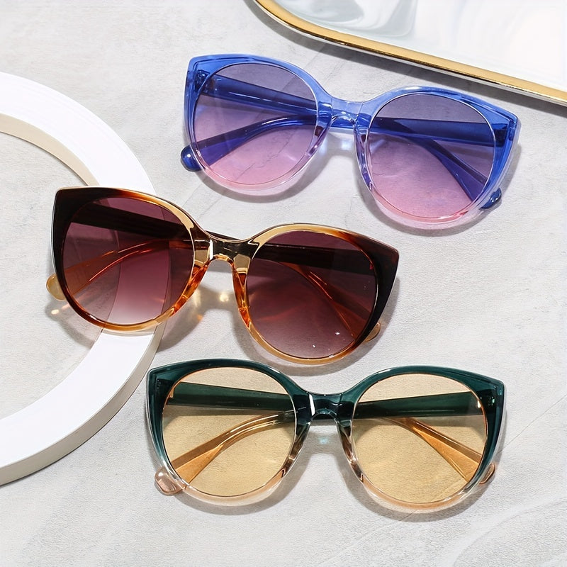 Y2K Cat Eye Sunglasses UV400 Sun Shades Glasses