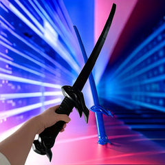 Plastic Telescopic Samurai Sword Fun Decompression Toy for Parties