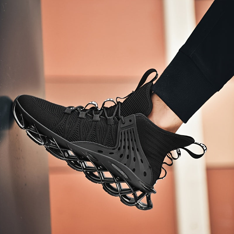 Men's High Top Blade Sneakers Comfy Non Slip Shoes