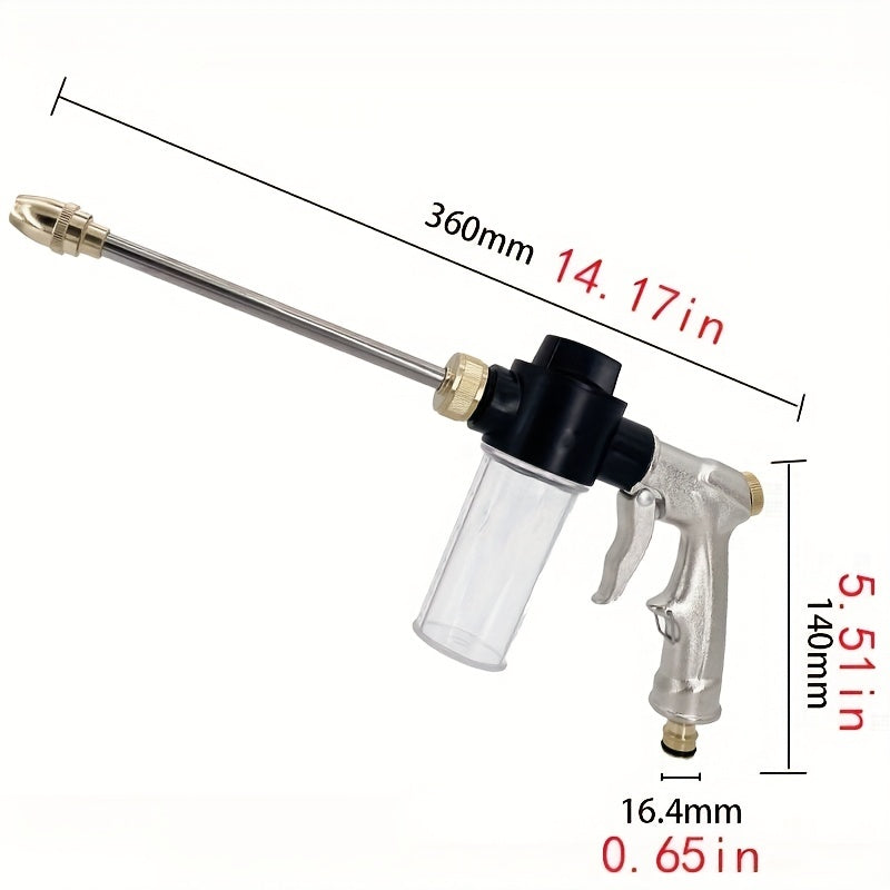 High Pressure Car Washing Water Gun Nozzle for Garden and Home Use