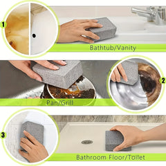 2pcs Pumice Stone Cleaning Bricks - BBQ Grill & Descaling Stone