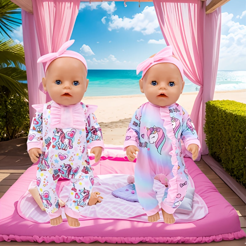 Pinkish Purple Summer Doll Headwear for 35-56-45 Dolls