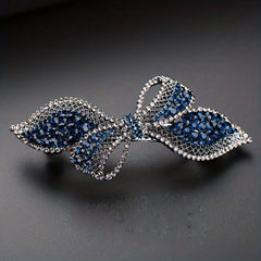 Bow & Rhinestone Hair Clip Barrette Headwear Hair Accessory